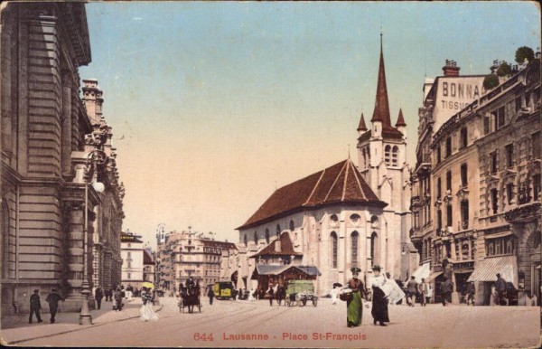 Lausanne, Place St-Francois