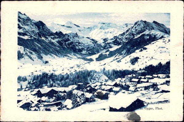 Adelboden mit Wildstrubel Vorderseite