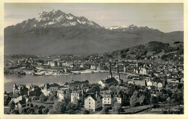 Luzern und Pilatus Vorderseite