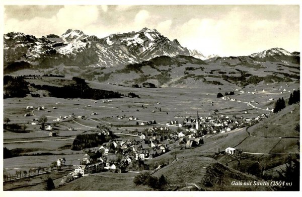 Gais mit Säntis Vorderseite