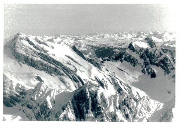 Säntis, Luftaufnahme Vorderseite