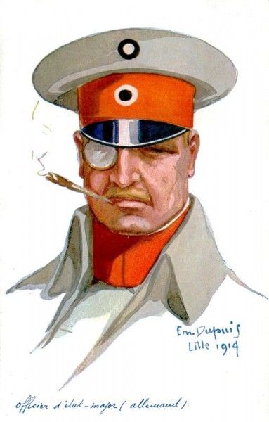 Officier d etet-major, allemand Vorderseite