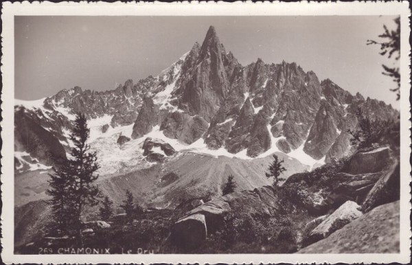 Chamonix, le dru