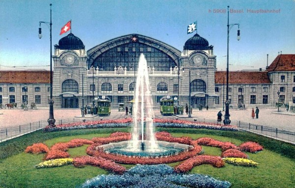 Basel. Hauptbahnhof Vorderseite