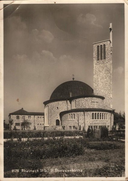 Rheineck SG, St. Theresienkirche. 1934 Vorderseite