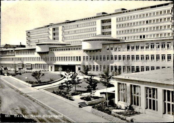 Basel: Neues Bürgerspital Vorderseite