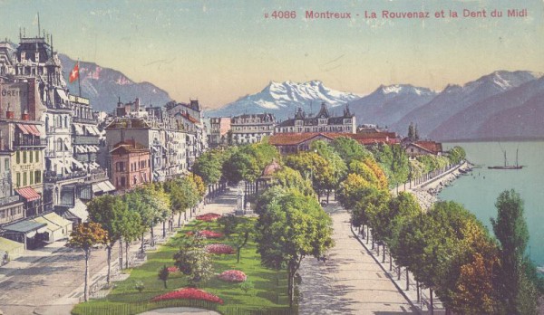 Montreux, La Rouvenaz et la Dent du Midi