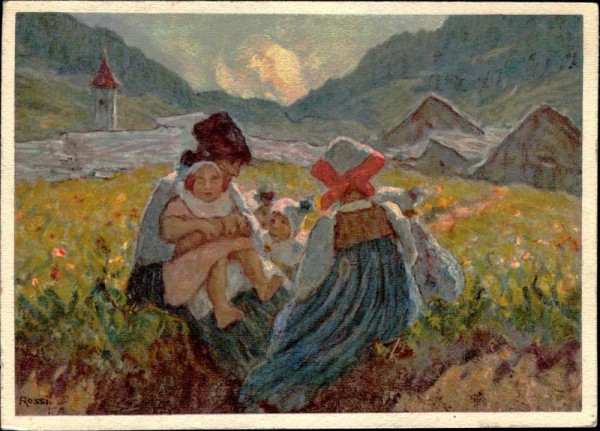 Die kleinen Mütter, L. Rossi, Pro Juventute Vorderseite