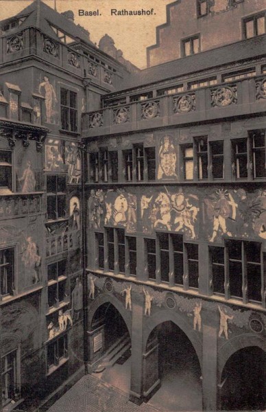 Basel. Rathaushof. Vorderseite