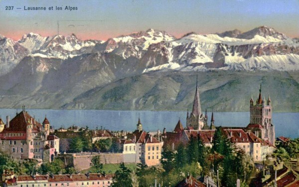 Lausanne et les Alpes Vorderseite