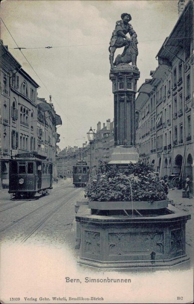 Bern, Simsonbrunnen Vorderseite