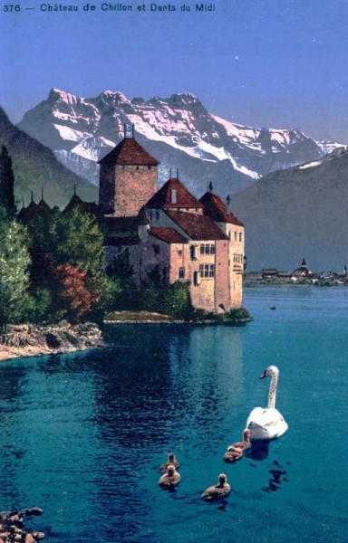 Chateau du Chillion et dents du Midi Vorderseite