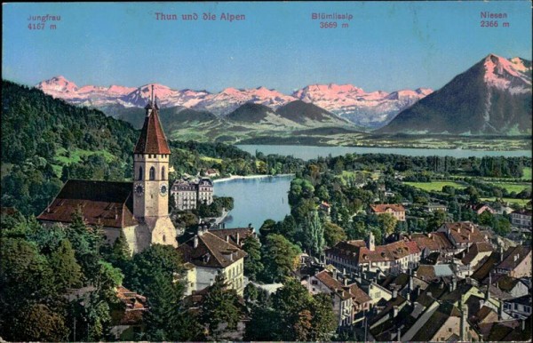 Thund und die Alpen Vorderseite