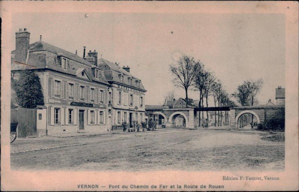 Vernon - Pont du Chemin de Fer et la Route de Rouen Vorderseite