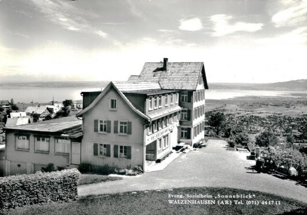 Walzenhausen, Evang. Sozialheim "Sonnenblick" Vorderseite