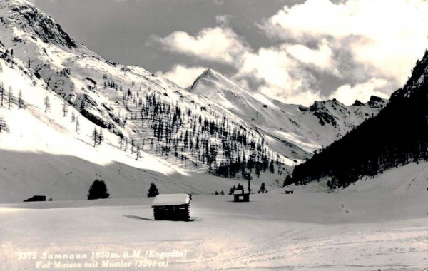 Samnaun. Val Maisas mit Muttler Vorderseite