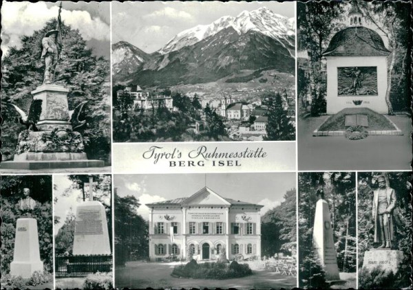 Tyrol Ruhmesstätte Berg Insel Vorderseite