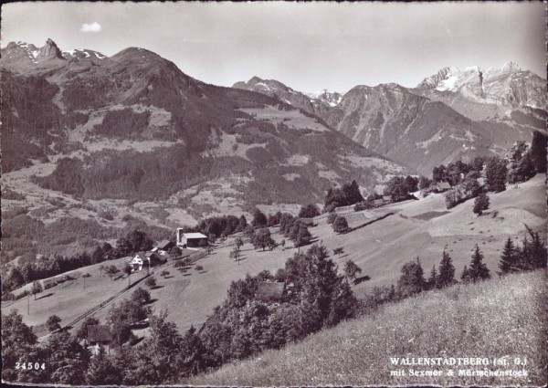 Walenstadtberg (SG) mit Sexmor & Mürtschenstock