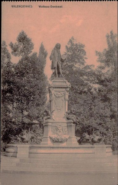 Valenciennes - Watteau-Denkmal Vorderseite