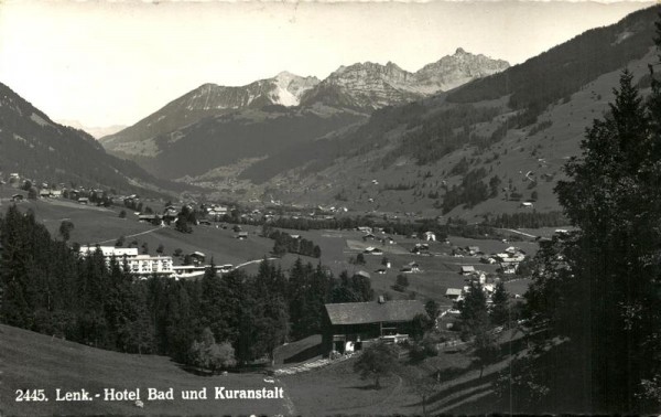 Lenk, Hotel Bad und Kuranstalt Vorderseite