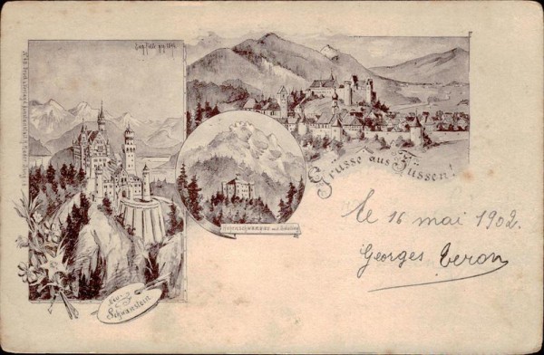 Grüsse aus Füssen Vorderseite