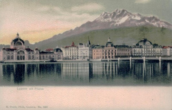 Luzern mit Pilatus Vorderseite