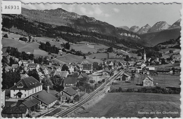 Nesslau mit den Churfirsten, Bahnhof