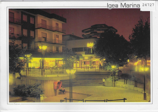Igea Marina - Notturno della Piazzetta - Rimini