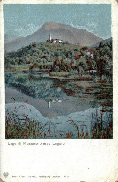Lago di Muzzano presso Lugano Vorderseite