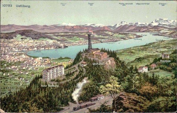 Uetliberg (870 m) Vorderseite