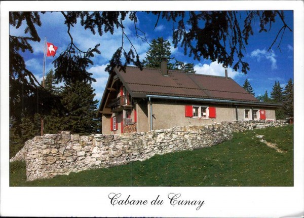 Cunay, Bière, Cabane CAS Vorderseite
