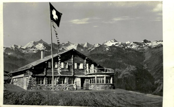 Montana, Restaurant-Pension Croix d'Err Vorderseite