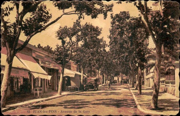 Juan-les-Pins-Avenue de la Gare Vorderseite