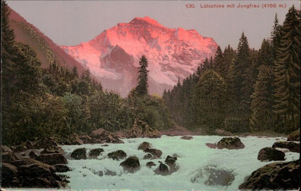 Lütschine mit Jungfrau Vorderseite