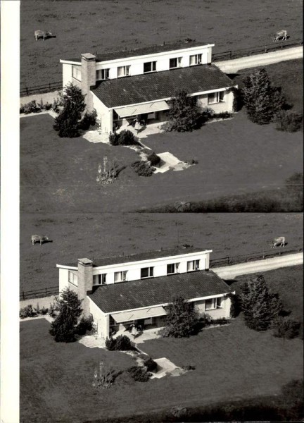 unbekanntes Haus, Flugaufnahme Vorderseite