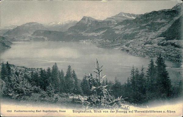 Vierwaldstättersee - Alpen Vorderseite