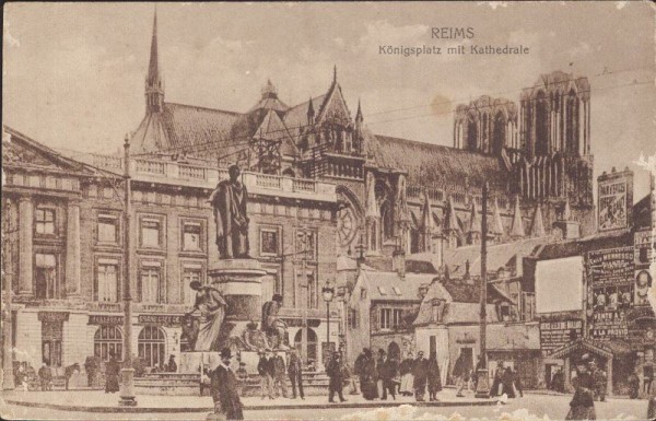 Reims, Kriegserinnerungskarte