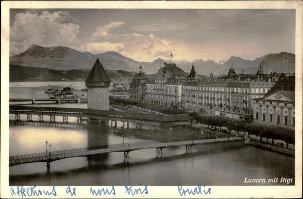 Kapellbrücke (Luzern) Vorderseite