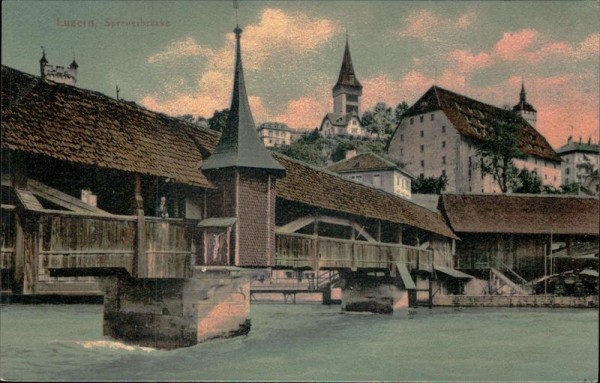Spreuerbrücke (Luzern) Vorderseite