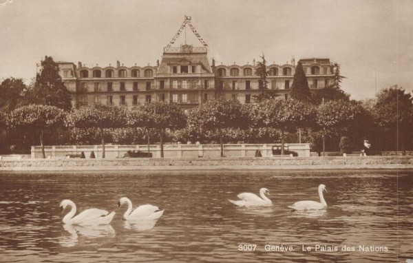 Genève - Le Palais des Nations Vorderseite
