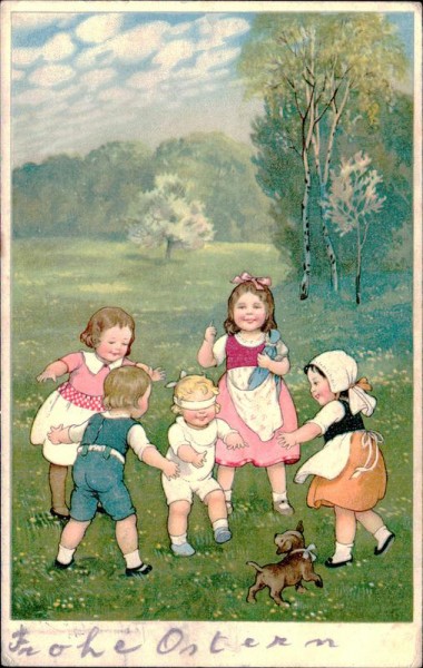Kinder beim Spielen Vorderseite
