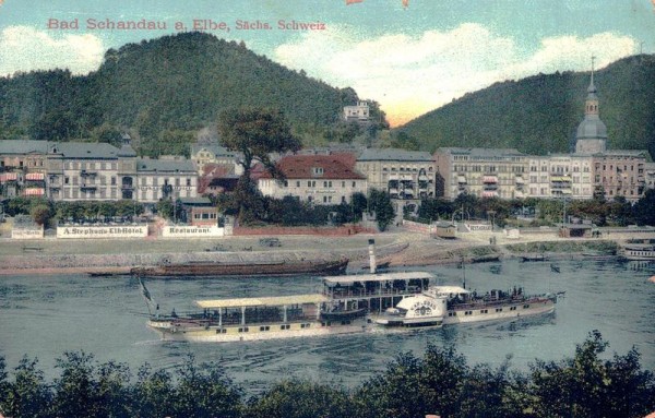 Bad Schandau a. Elbe, Sächs. Schweiz Vorderseite