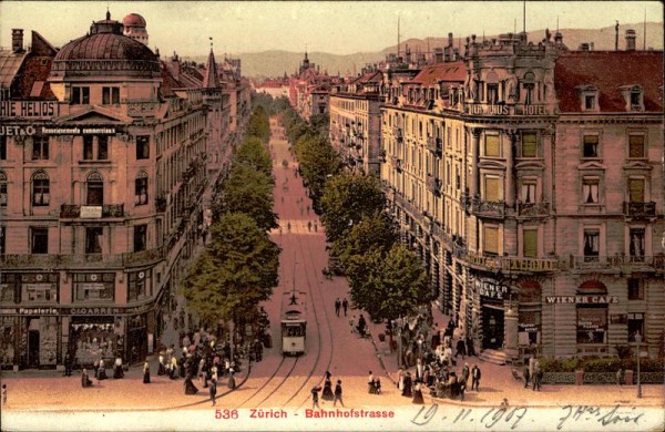 Zürich - Bahnhofstrasse Vorderseite