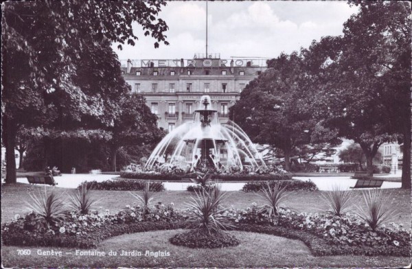 Genève - Fontaine du Jardin Anglais