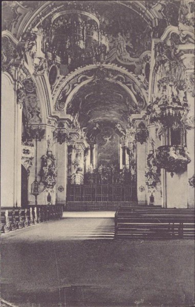 Kirche, Einsiedeln Vorderseite