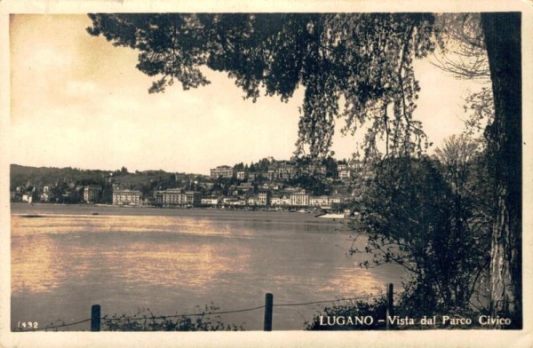 Lugano. Vista dal Parco Civico Vorderseite