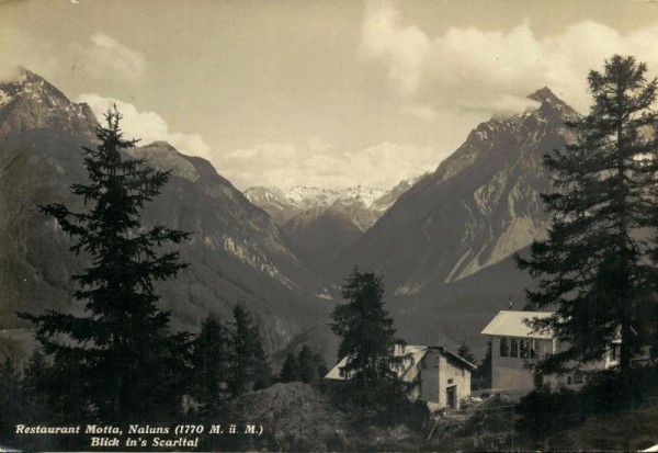 Restaurant Motta, Naluns Vorderseite