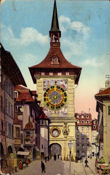 Bern, Zeitglockenturm, IX Schweiz. Ausstellung für Landwirtschaft...1925 Vorderseite
