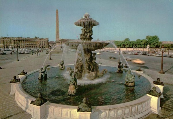 Paris, La Place de la Concorde Vorderseite