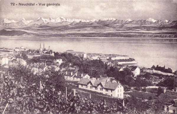 Neuchâtel - Vue générale